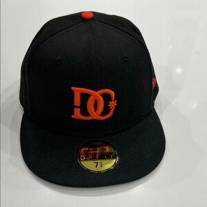 DC Black and Orange Hat
